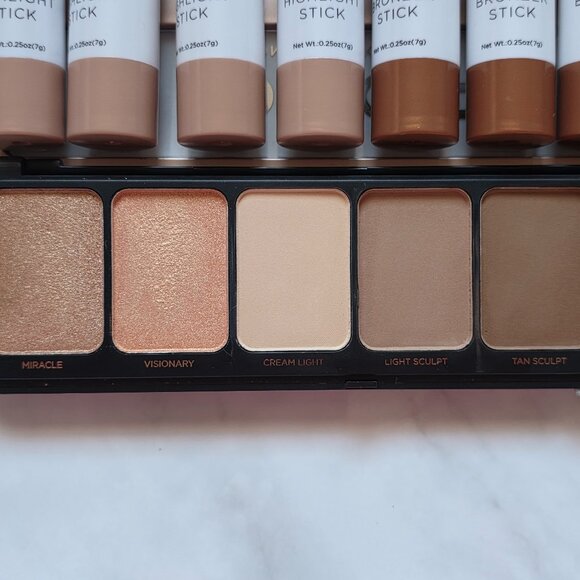 Profusion Makeup Lot-Contour Palettes-Bronzers-Blushes-Highlighters - Picture 2 of 8